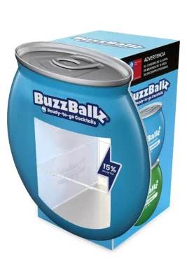 Exhibidor de acrílico sobre mesón.